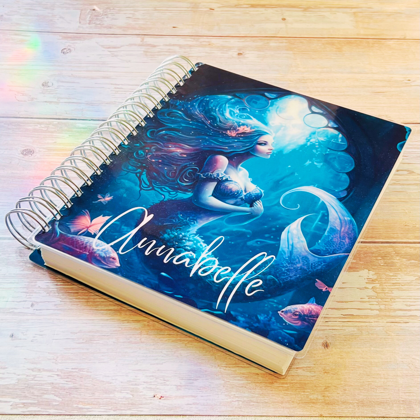 Personalized 6 Month Daily Planner 2023-2024 | Mystical Mermaid Daily Planners Artful Planner Co. 