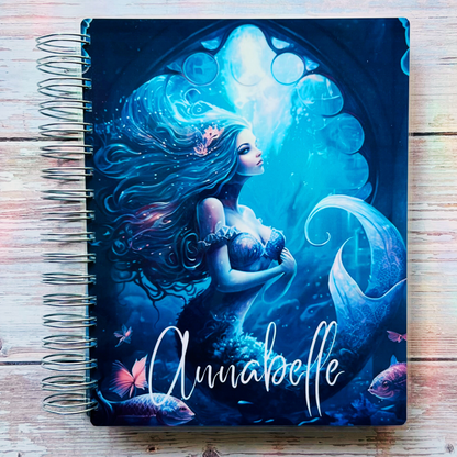 Personalized Weekly Planner 2023-2024 | Mystical Mermaid Weekly Planners Artful Planner Co. July-2023 Unlined Vertical 