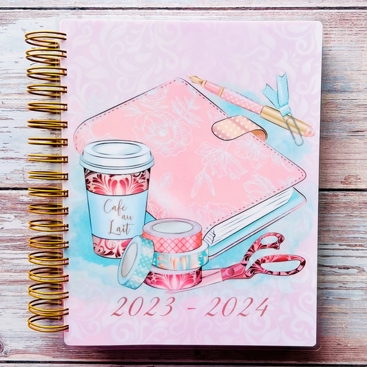 Personalized 6 Month Daily Planner 2023-2024 | Planner Chick Daily Planners Artful Planner Co. July-2023 20 Meal Planners +$3.00 (added to back) 