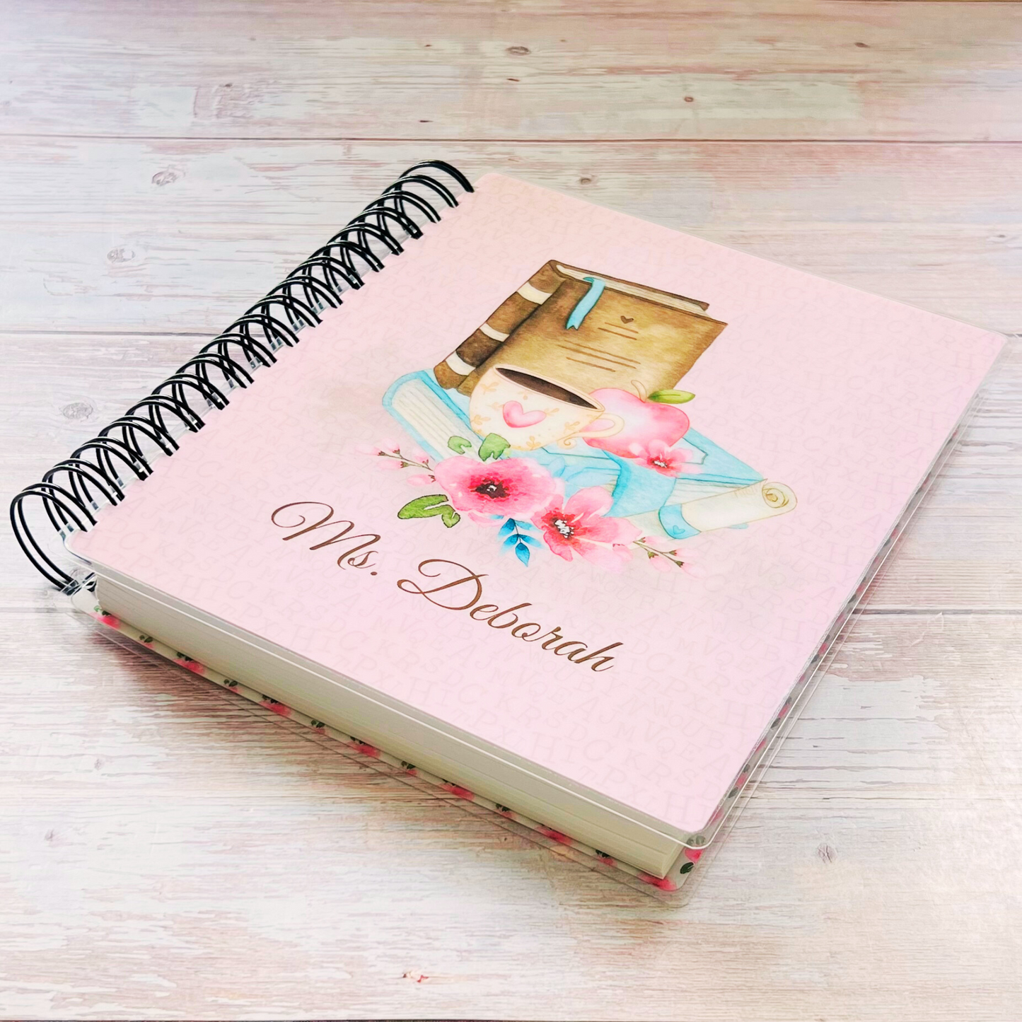 Ultimate Teacher Lesson Planner 2023-2024 | Books & Flowers Weekly Planners Artful Planner Co. 