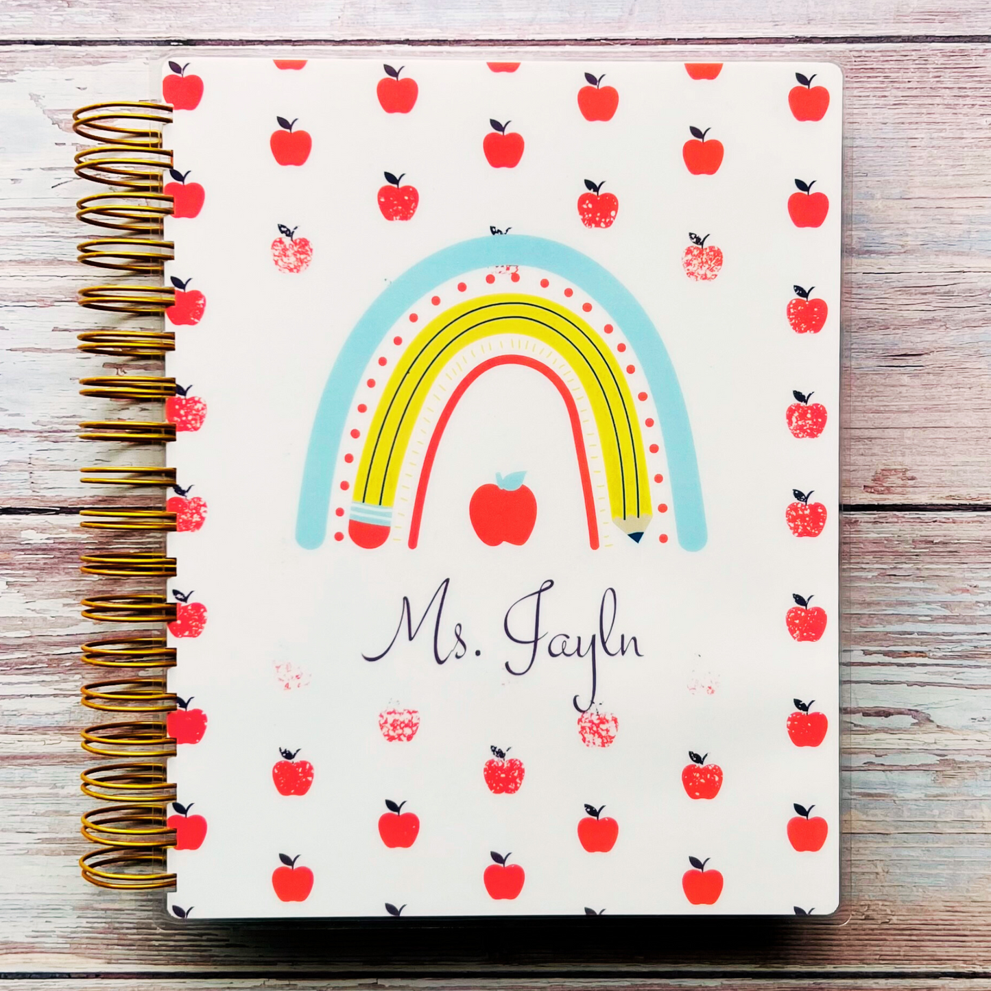 Ultimate Teacher Lesson Planner 2023-2024 | Rainbow Pencil Weekly Planners Artful Planner Co. 