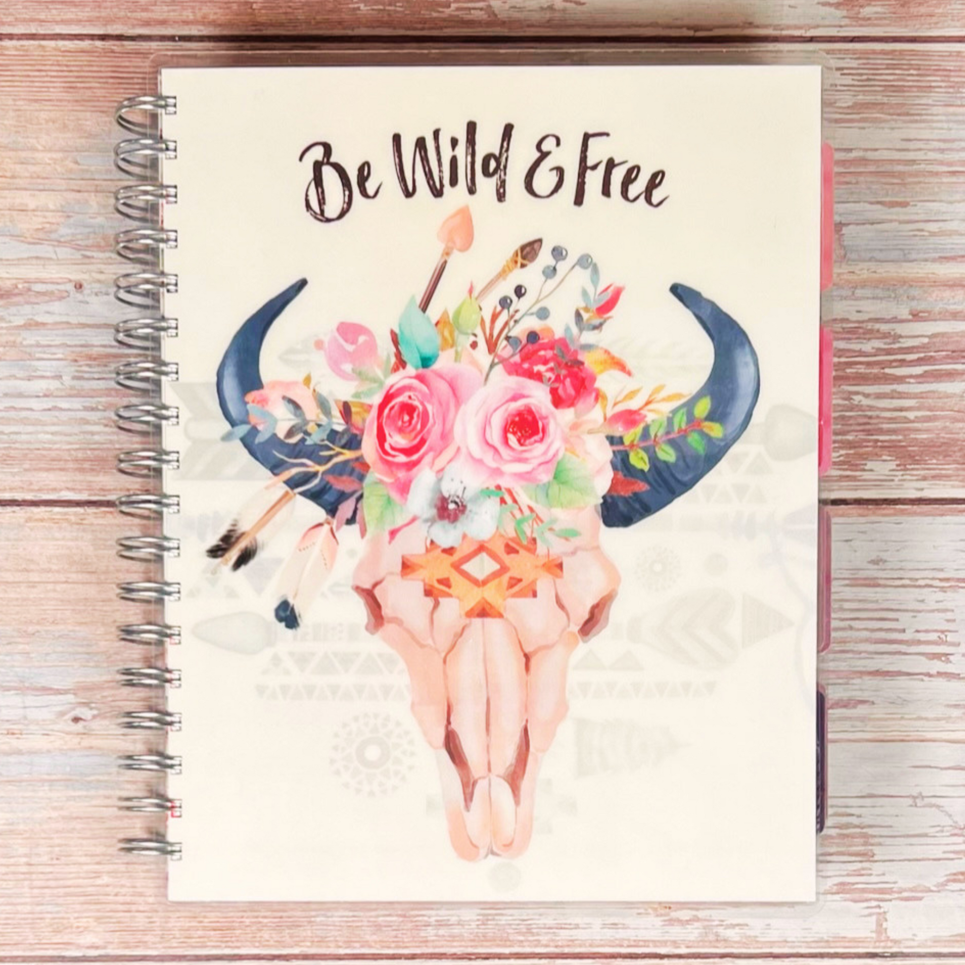 2023-2024 Personalized Monthly Planner - Wild & Free Monthly Planners Artful Planner Co. July-2023 20 Meal Planner Pages added to back +$3.00 