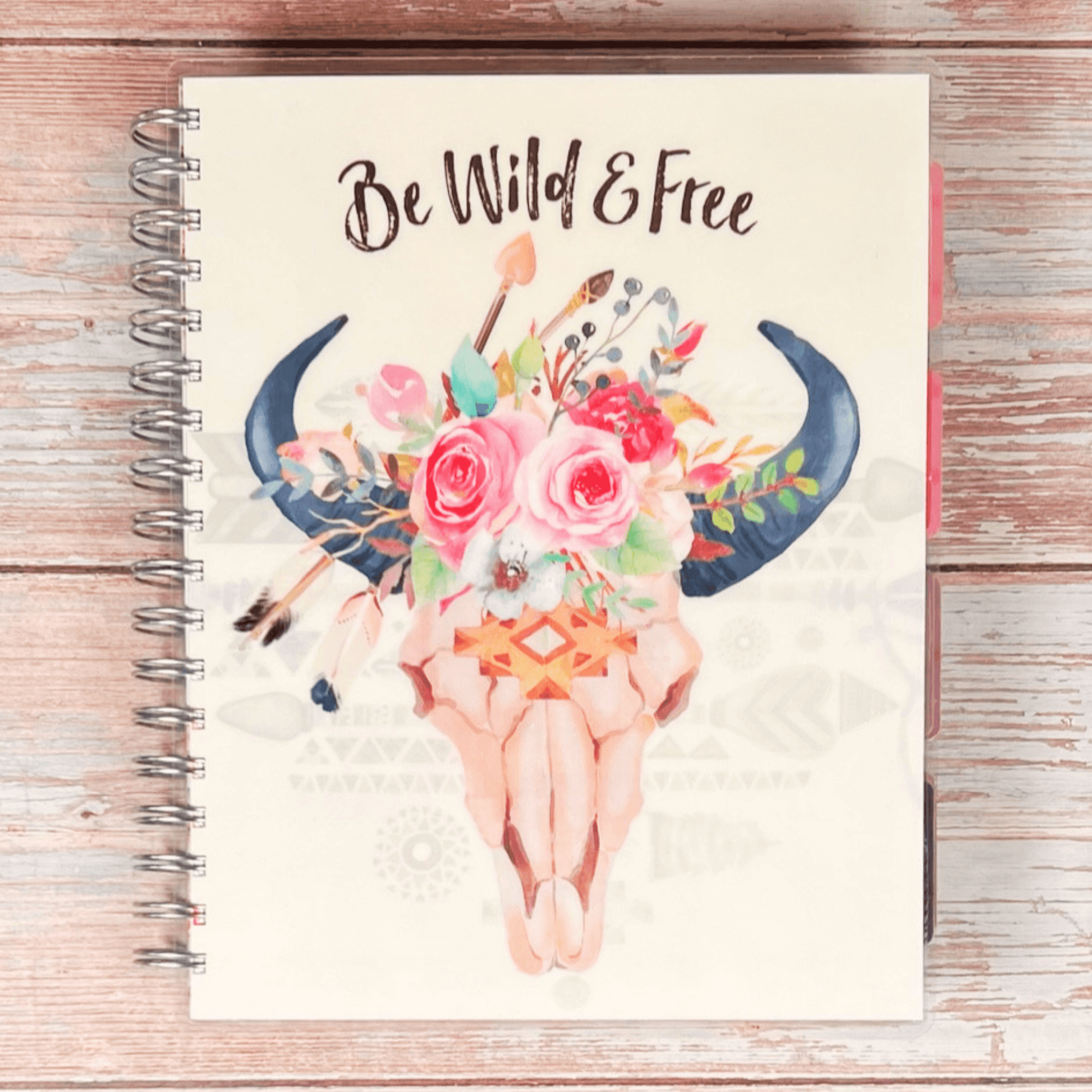 Personalized Weekly Planner 2023-2024 | Wild & Free Weekly Planners Artful Planner Co. July-2023 Unlined Vertical 