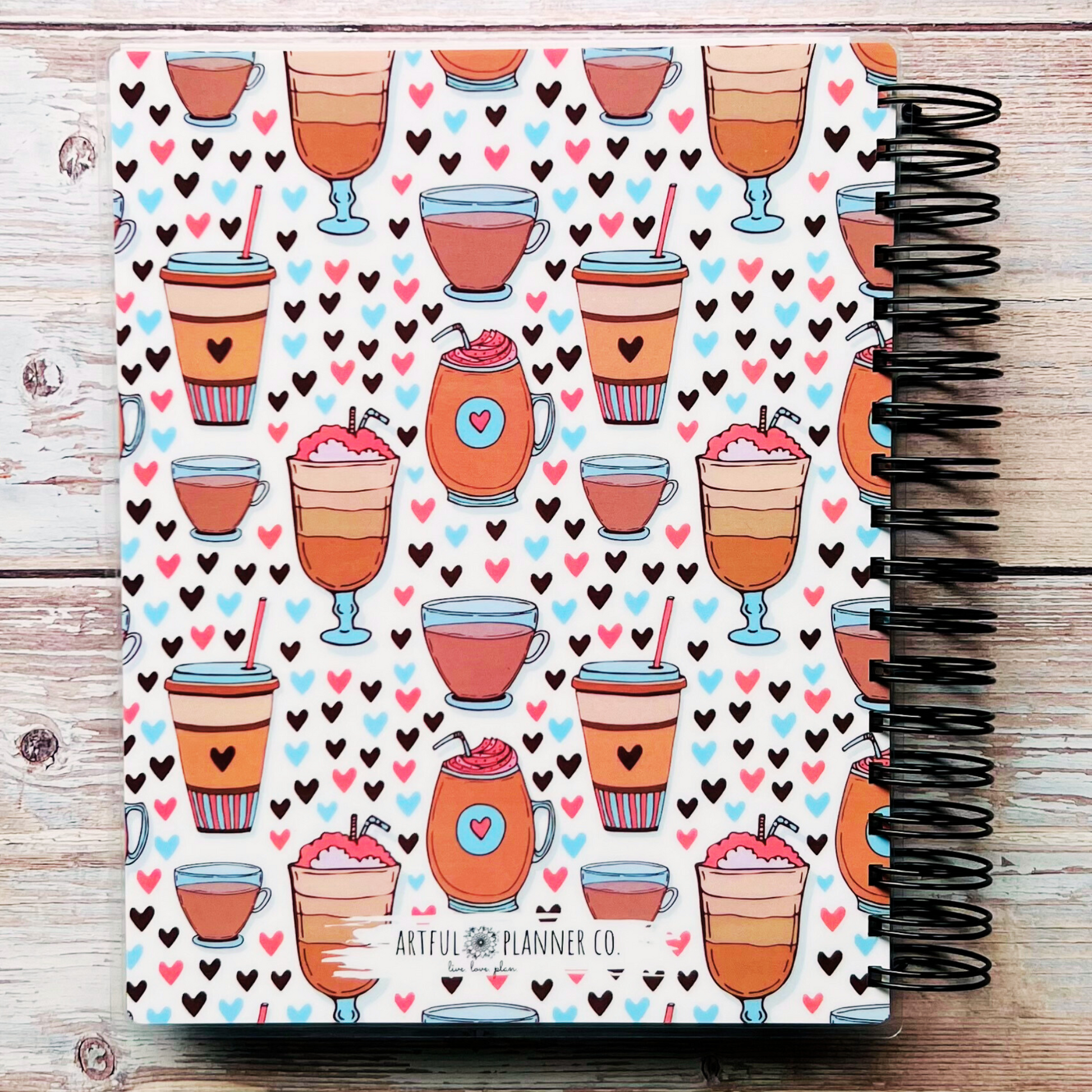 2023-2024 Personalized Monthly Planner - After Coffee Monthly Planners Artful Planner Co. 