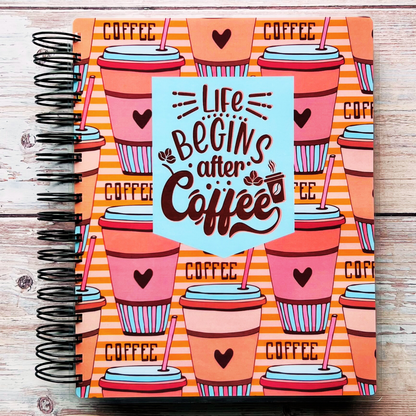 2023-2024 Personalized Monthly Planner - After Coffee Monthly Planners Artful Planner Co. July-2023 20 Meal Planner Pages added to back +$3.00 