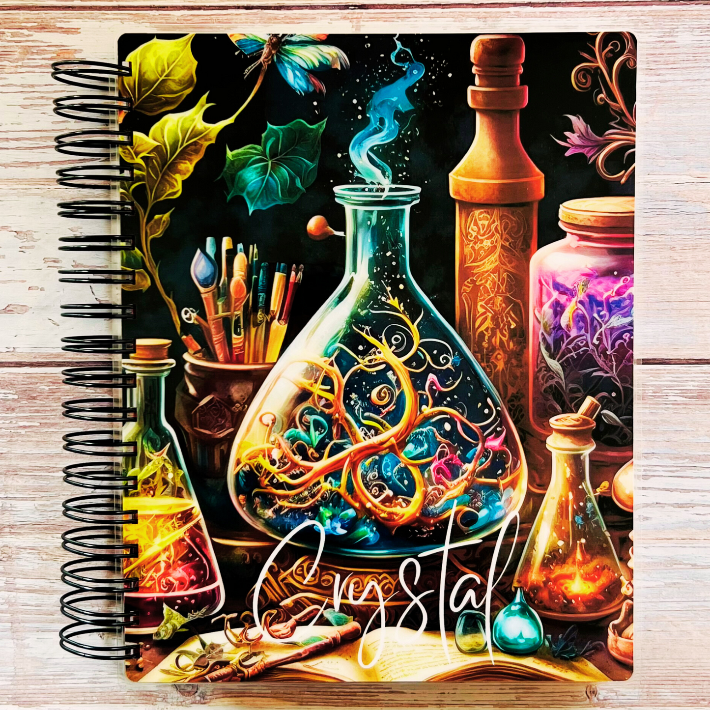 Personalized Weekly Planner 2023-2024 | Apothecary Weekly Planners Artful Planner Co. July-2023 Unlined Vertical 
