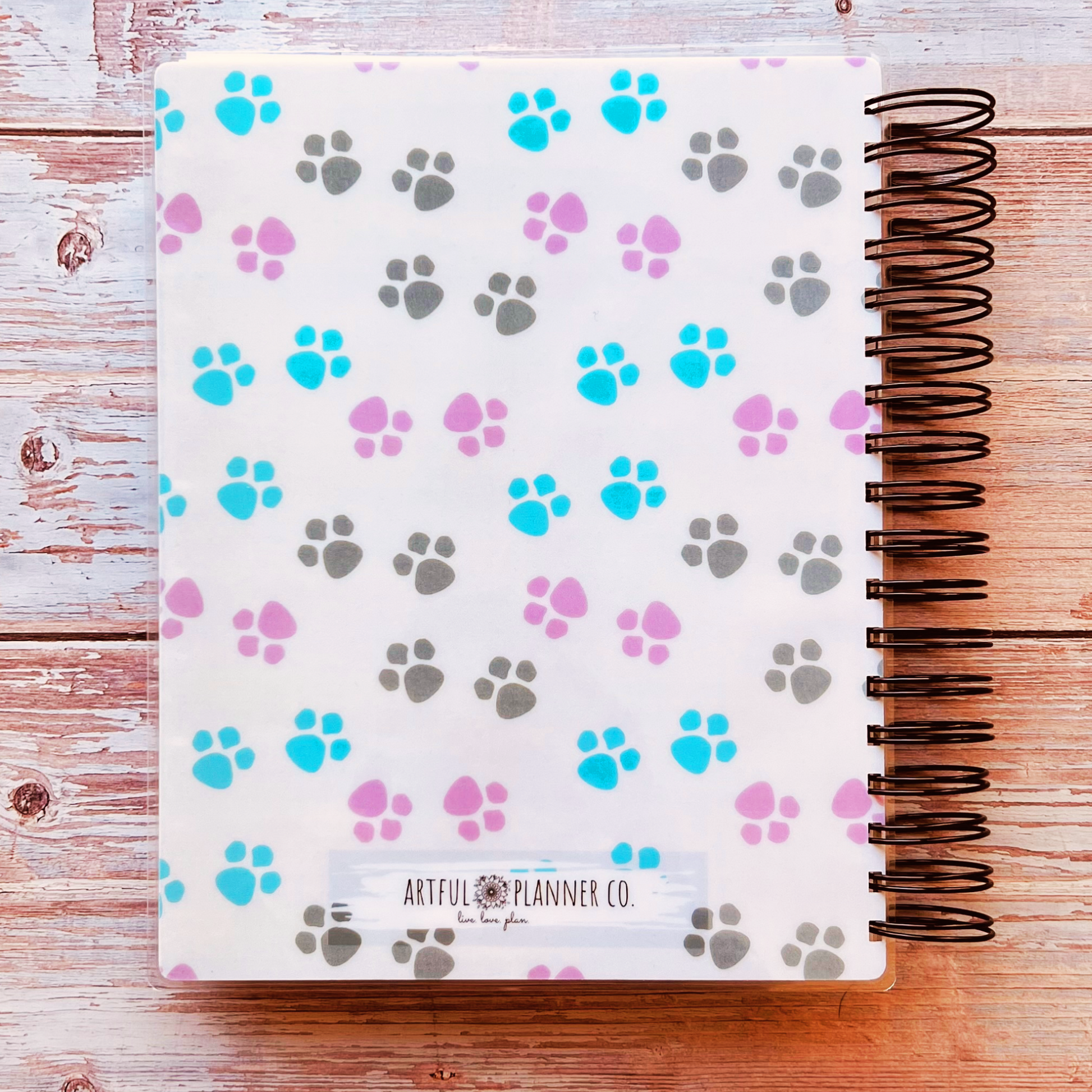 2023-2024 Personalized Monthly Planner - Cat Love Monthly Planners Artful Planner Co. 