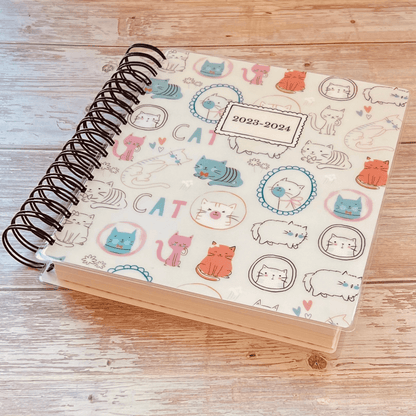 Personalized Weekly Planner 2023-2024 | Cat Love Weekly Planners Artful Planner Co. 
