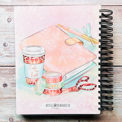 Personalized Weekly Planner 2023-2024 | Chic Pink Planner Girl Weekly Planners Artful Planner Co. 