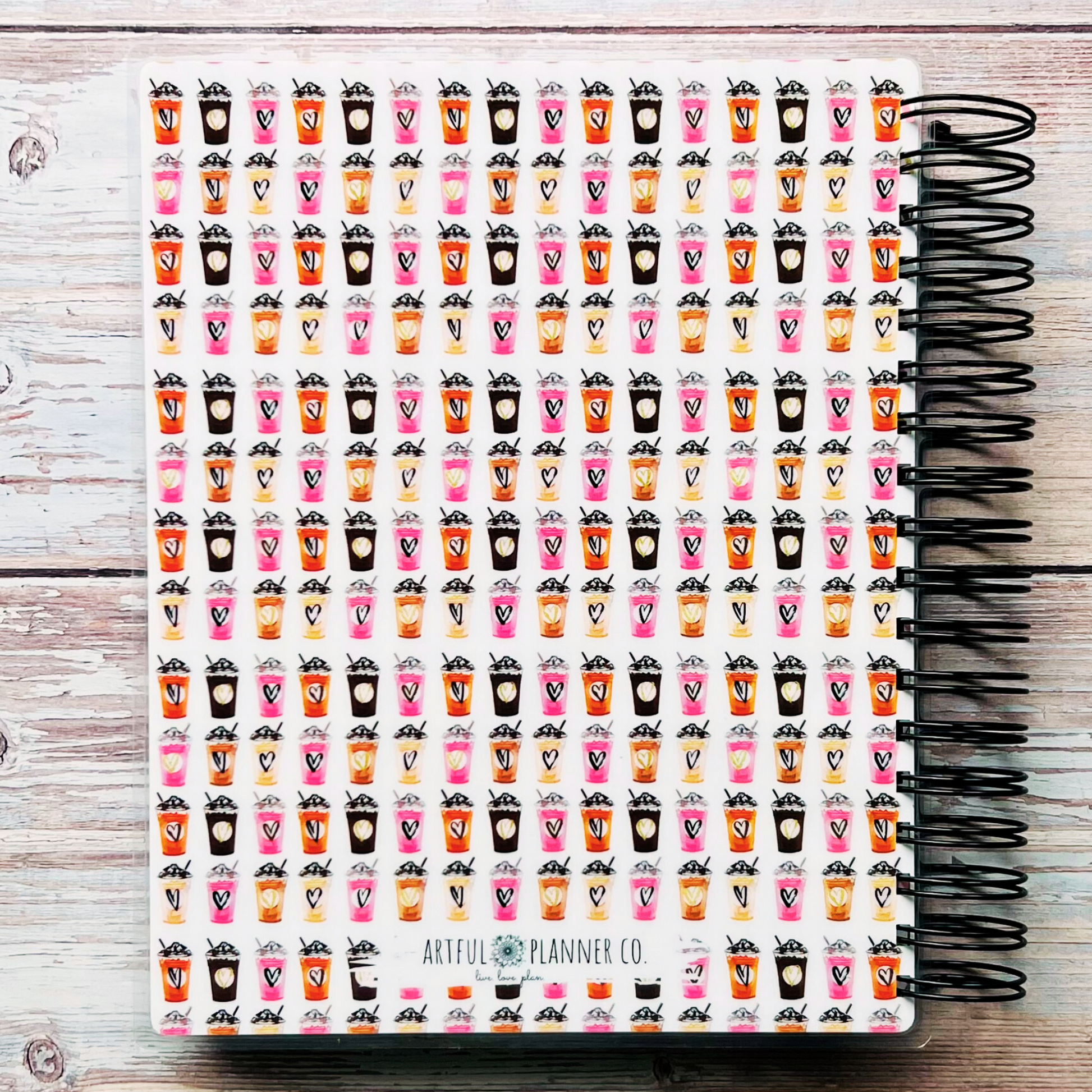 Personalized Weekly Planner 2023-2024 | Coffee Time Weekly Planners Artful Planner Co. 