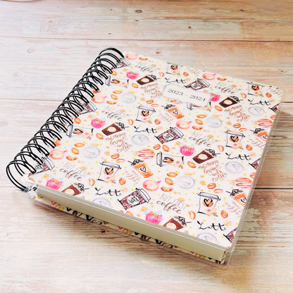 Personalized 6 Month Daily Planner 2023-2024 | Coffee Time Daily Planners Artful Planner Co. 