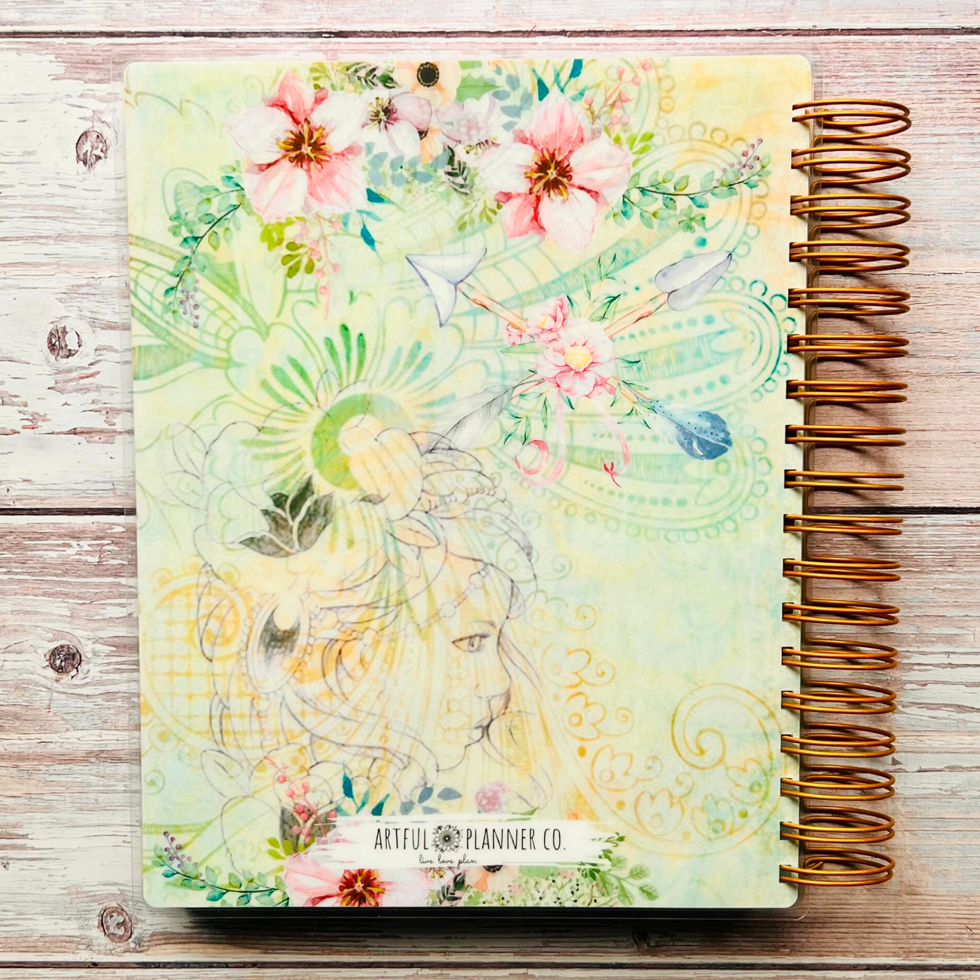2023-2024 Personalized Monthly Planner - Gyspy Soul Monthly Planners Artful Planner Co. 
