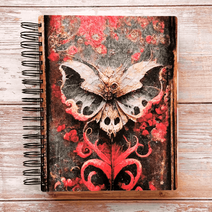 2023-2024 Personalized Monthly Planner - Gothic Moth Monthly Planners Artful Planner Co. July-2023 20 Meal Planner Pages added to back +$3.00 
