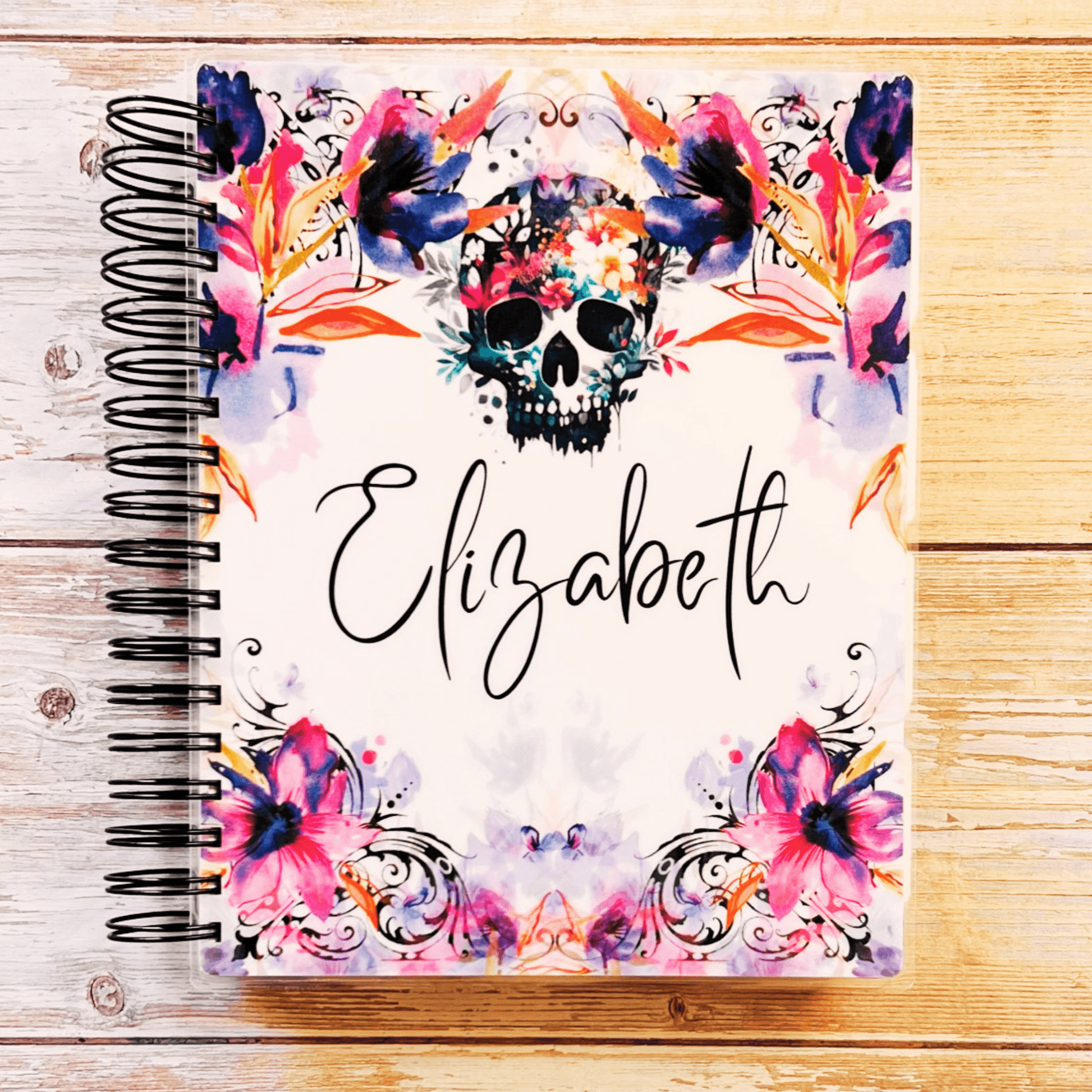 Personalized Weekly Planner 2023-2024 | Gothic Garden Weekly Planners Artful Planner Co. July-2023 Unlined Vertical 
