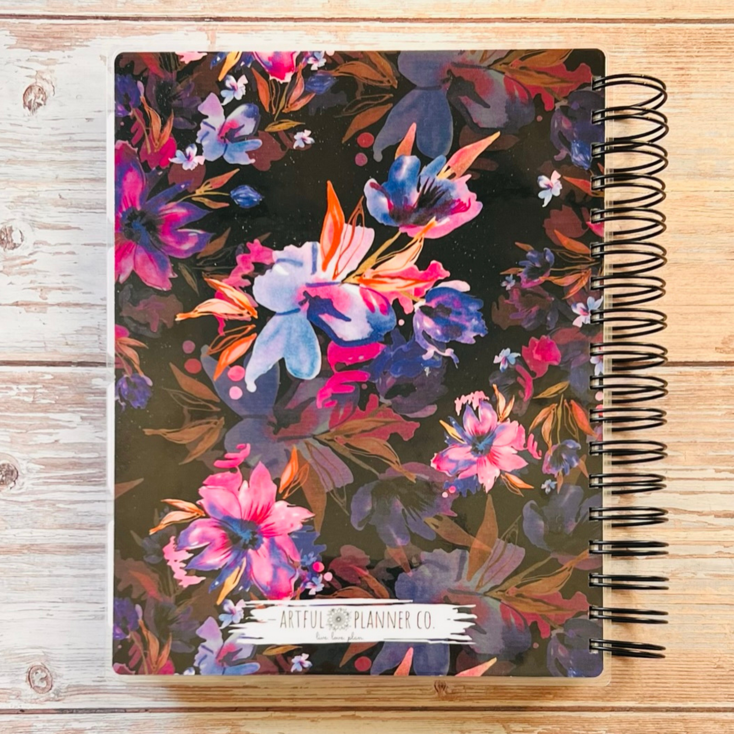 Personalized 6 Month Daily Planner 2023-2024 | Gothic Garden Daily Planners Artful Planner Co. 