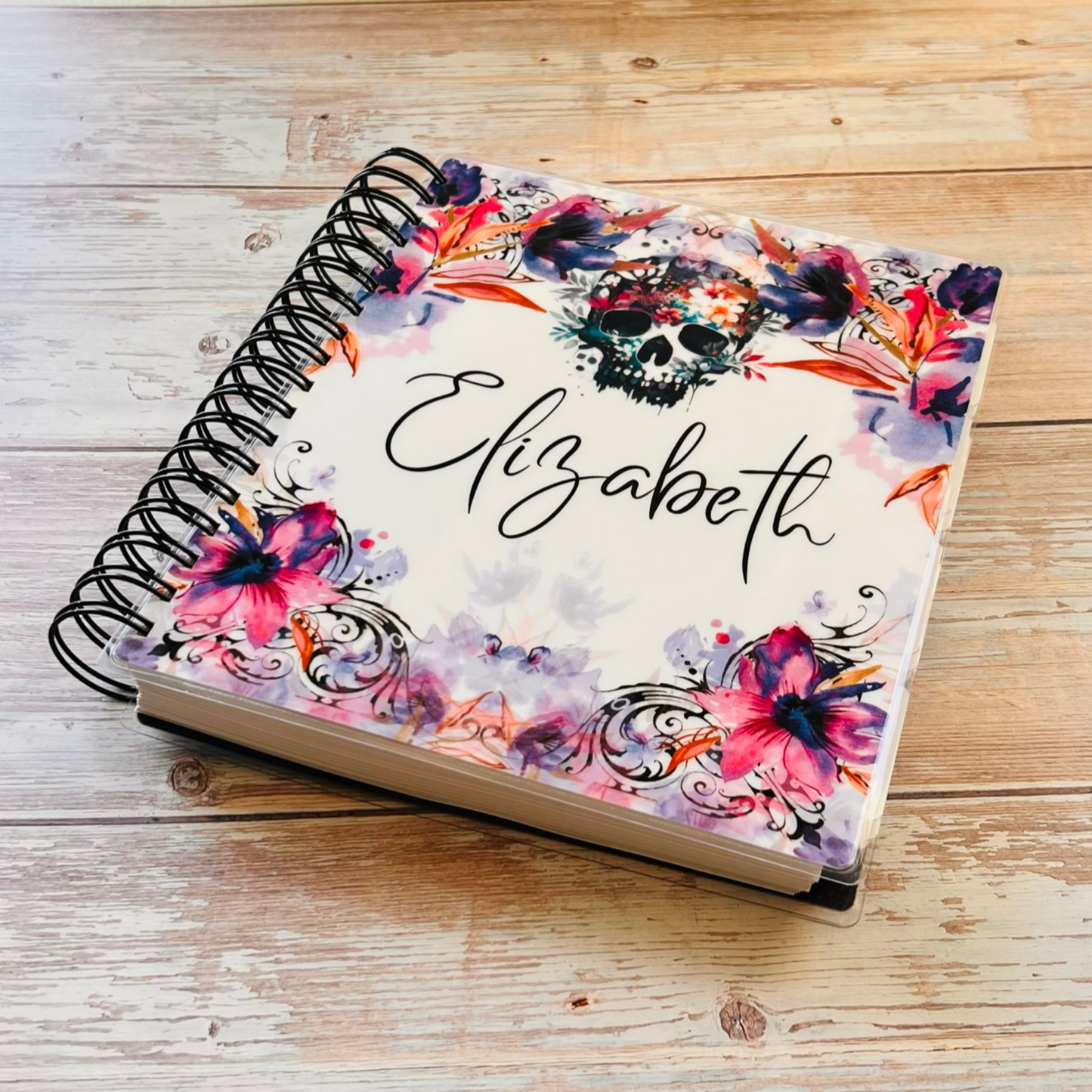 2023-2024 Personalized Monthly Planner - Gothic Garden Monthly Planners Artful Planner Co. 