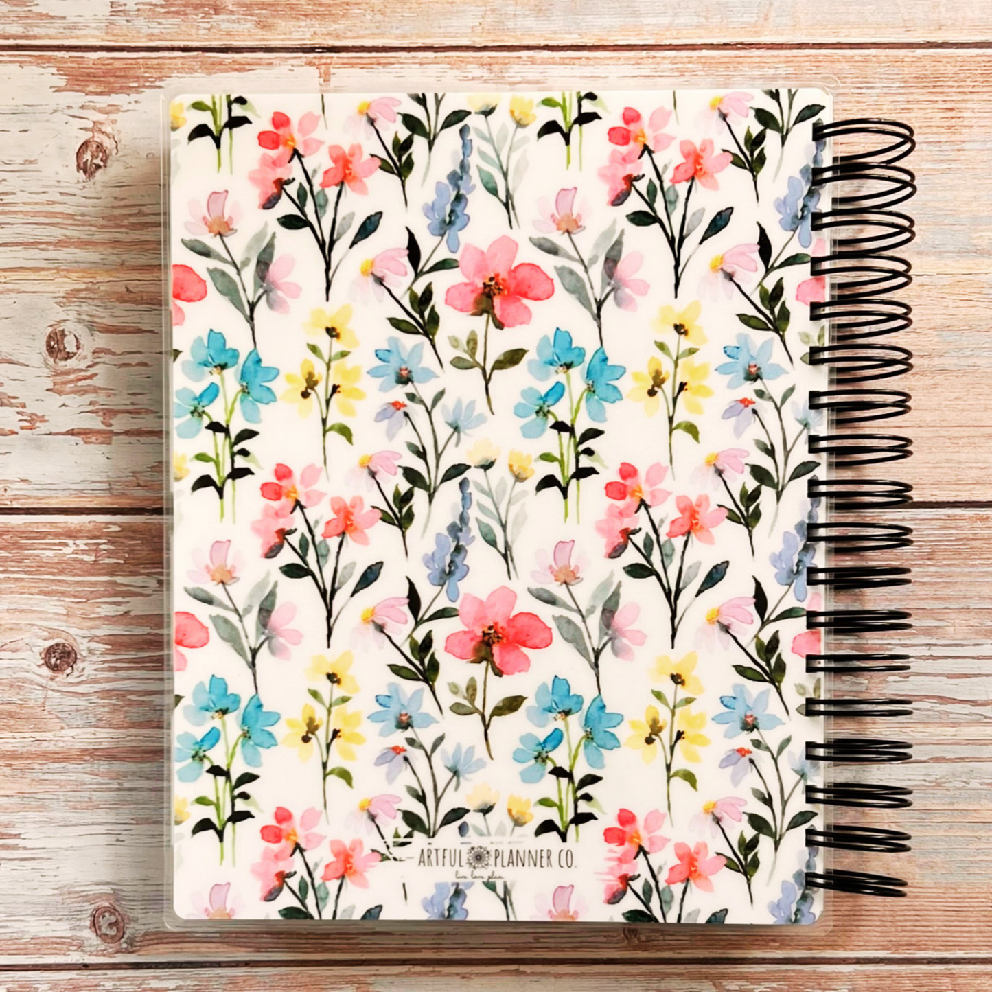 Personalized 6 Month Daily Planner 2023-2024 | Heart Sing Daily Planners Artful Planner Co. 