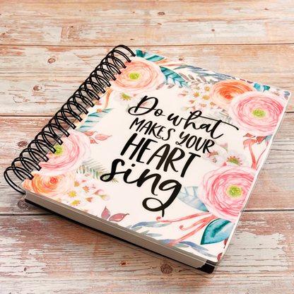 Personalized 6 Month Daily Planner 2023-2024 | Heart Sing Daily Planners Artful Planner Co. 