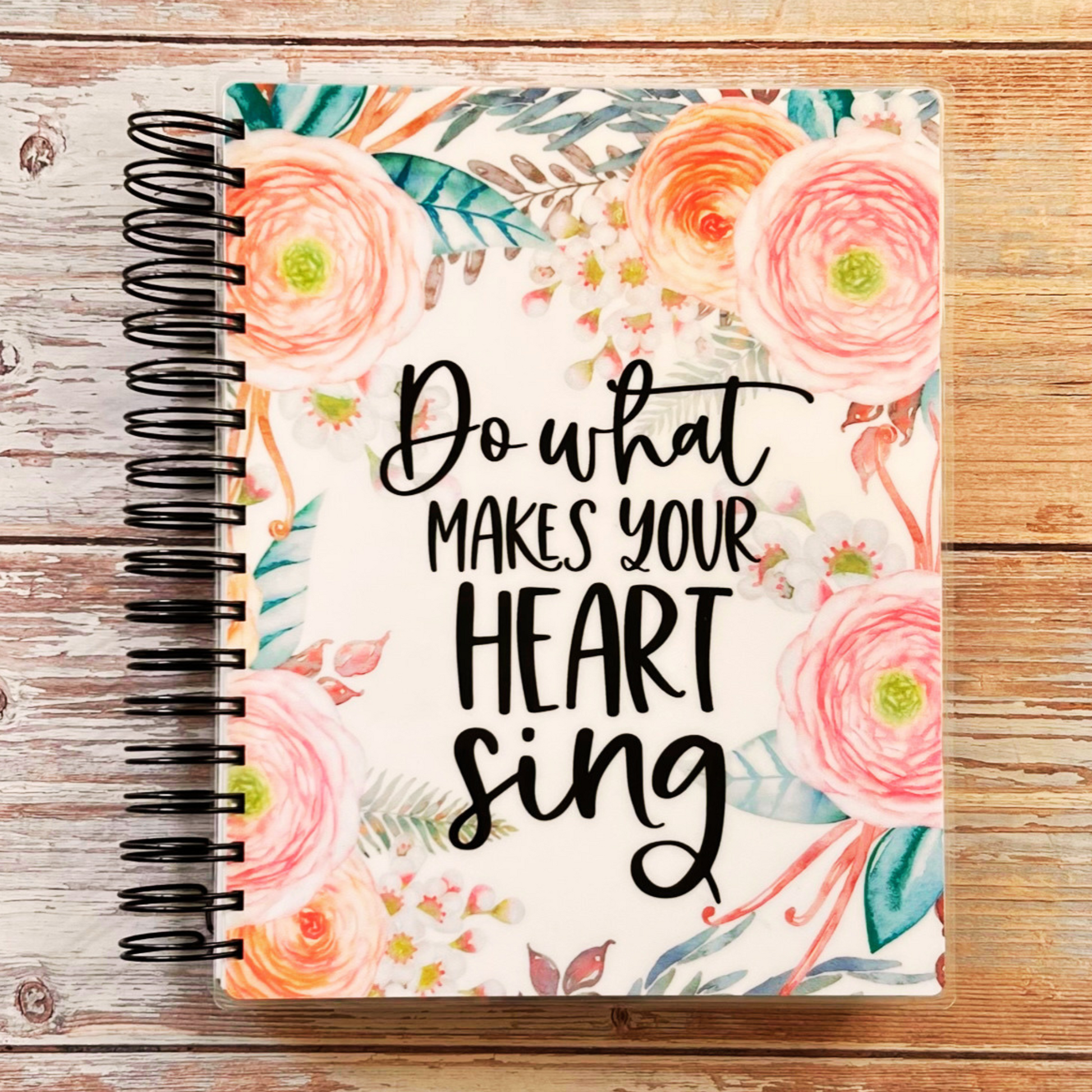 Personalized 6 Month Daily Planner 2023-2024 | Heart Sing Daily Planners Artful Planner Co. 