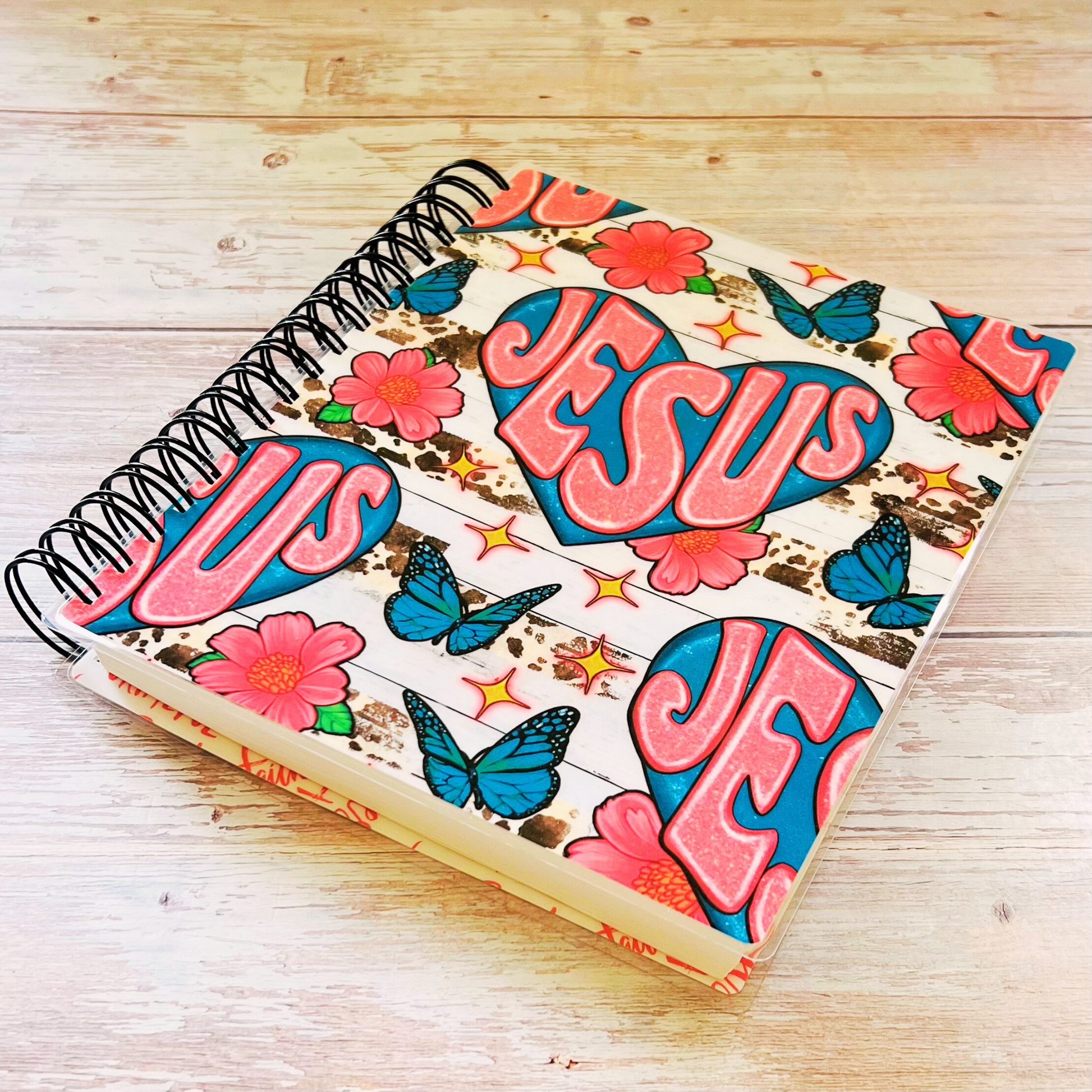 2023-2024 Personalized Monthly Planner - Faith Butterflies Monthly Planners Artful Planner Co. 