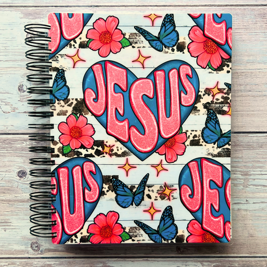 Personalized Weekly Planner 2023-2024 | Faith Butterflies Weekly Planners Artful Planner Co. July-2023 Unlined Vertical 