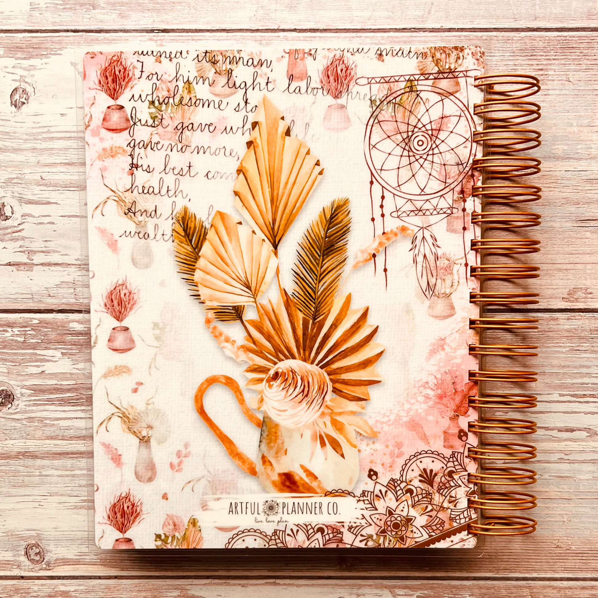 Personalized Weekly Planner 2023-2024 | Live for Yourself Weekly Planners Artful Planner Co. 