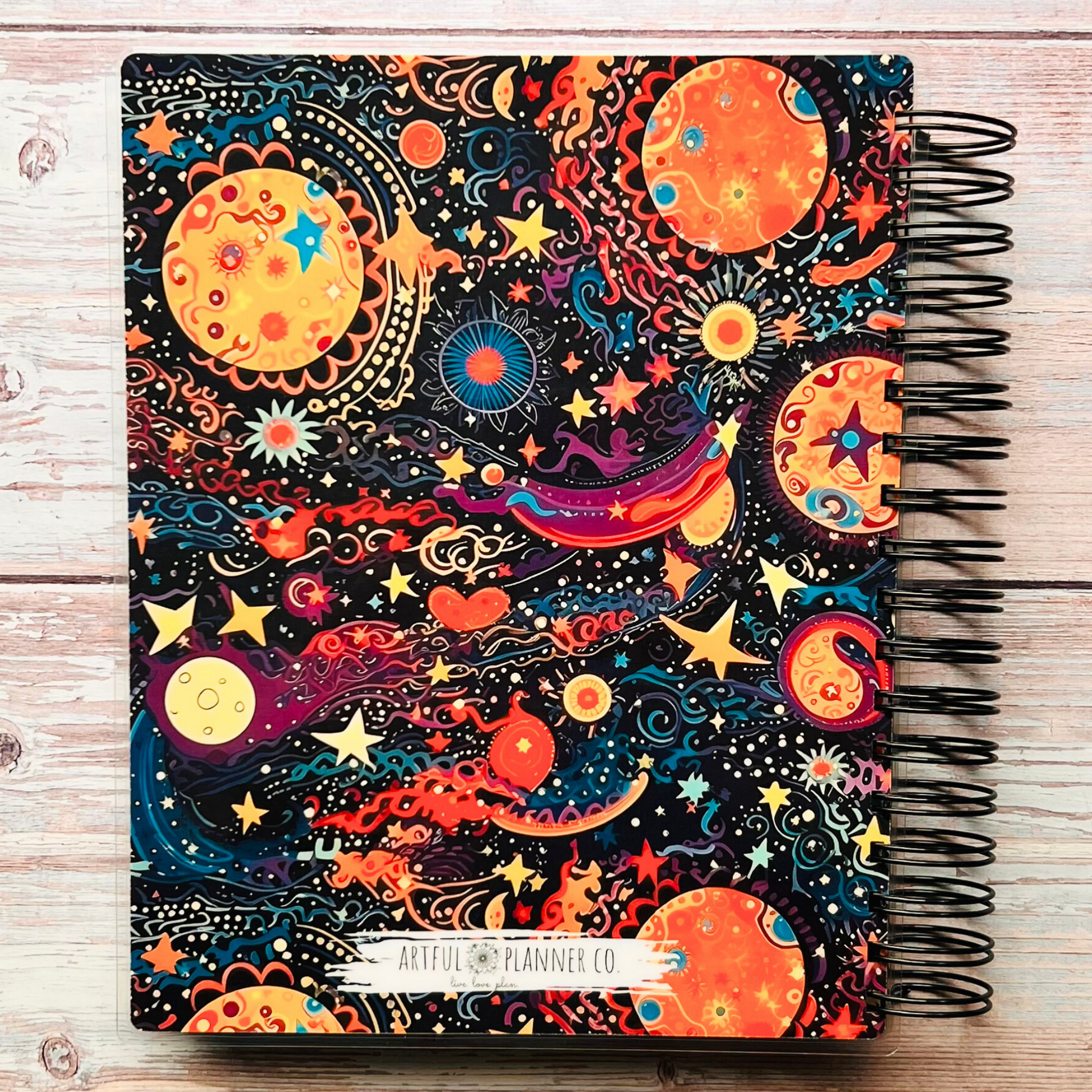 Personalized 6 Month Daily Planner 2023-2024 | Space Daily Planners Artful Planner Co. 