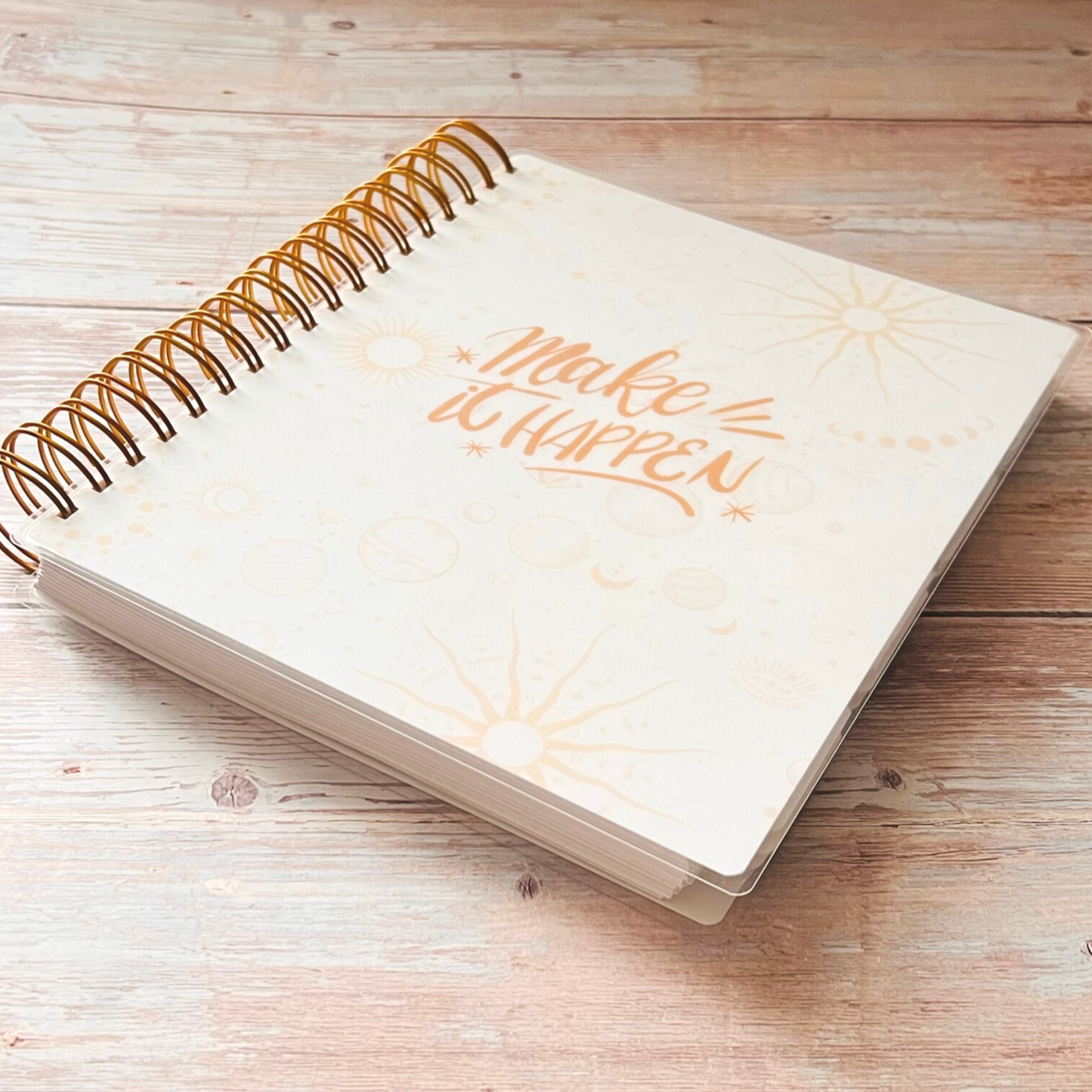 2023-2024 Personalized Monthly Planner - Make It Happen Monthly Planners Artful Planner Co. 