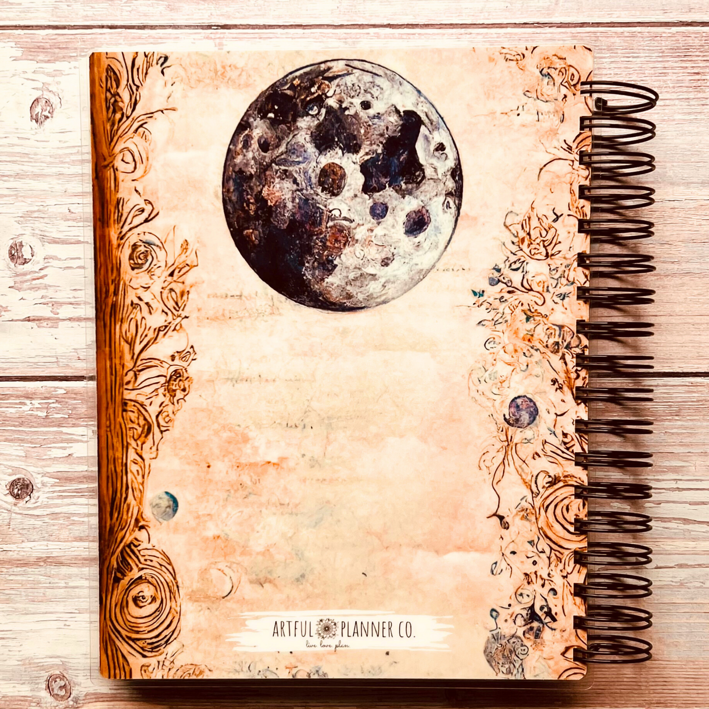 Personalized Monthly Planner - Celestial Moon Soul