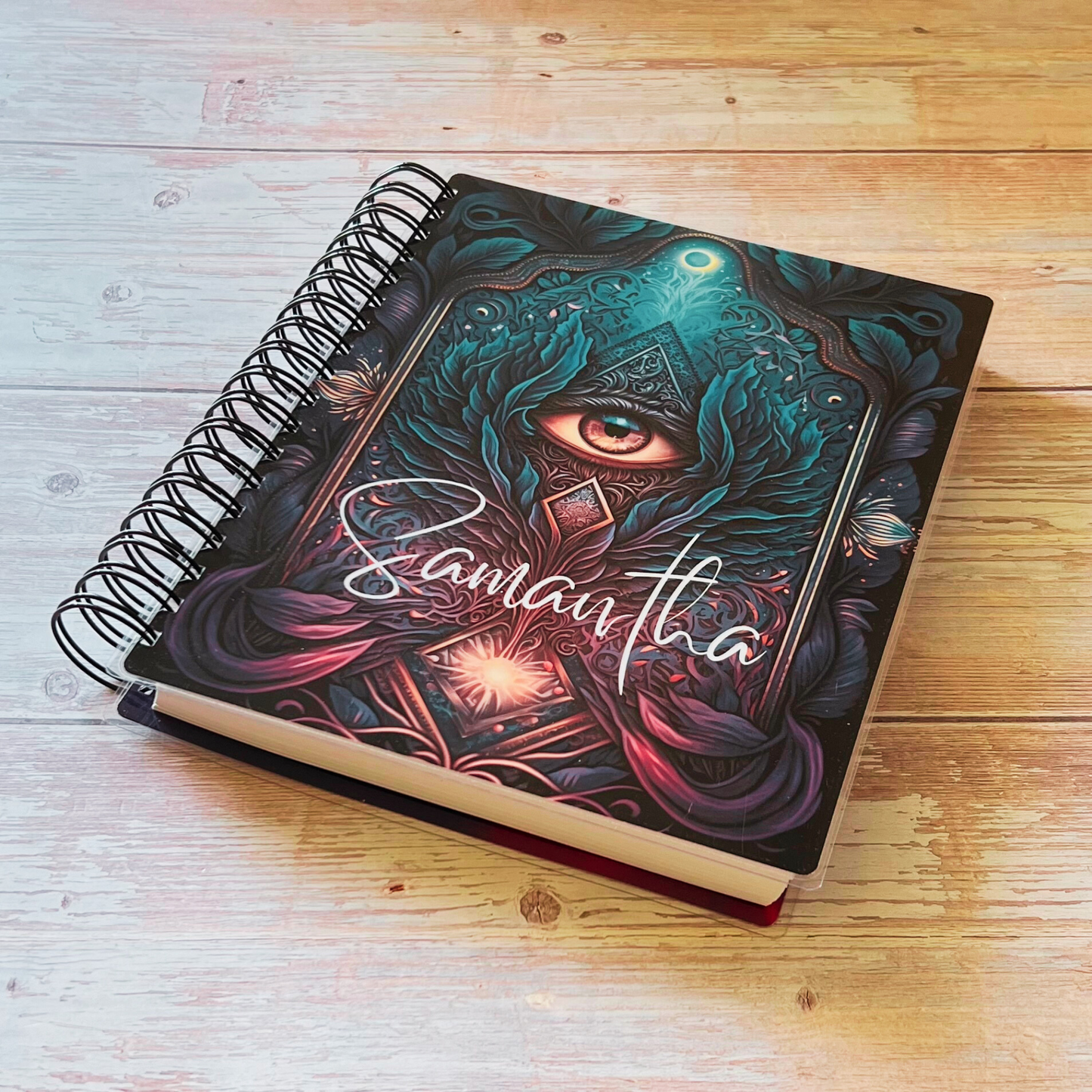 2023-2024 Personalized Monthly Planner - Mystical Eye Monthly Planners Artful Planner Co. 