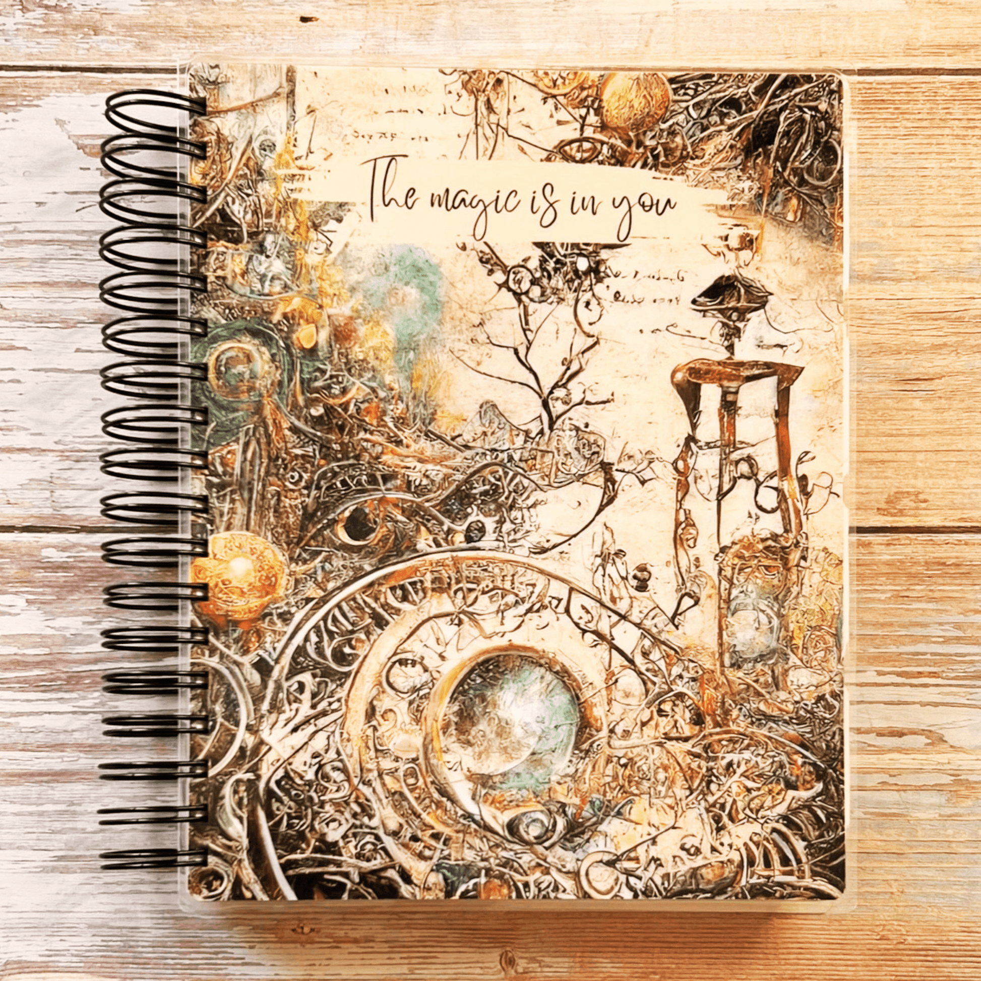 2023-2024 Personalized Monthly Planner - Mystical Magic Monthly Planners Artful Planner Co. July-2023 20 Meal Planner Pages added to back +$3.00 