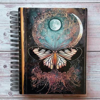 Personalized 6 Month Daily Planner 2023-2024 | Mystical Moth Daily Planners Artful Planner Co. 
