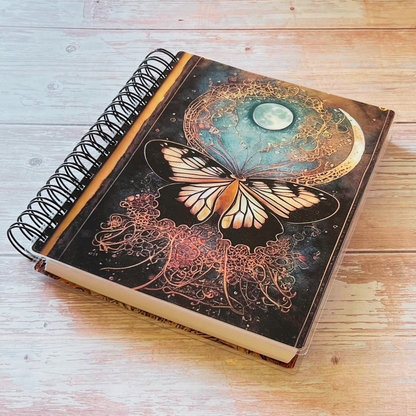 Personalized 6 Month Daily Planner 2023-2024 | Mystical Moth Daily Planners Artful Planner Co. 