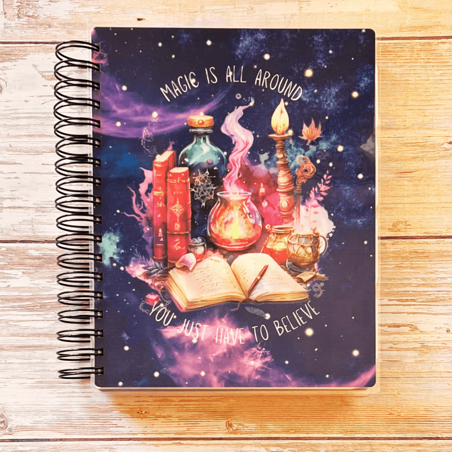 2023-2024 Personalized Monthly Planner - Mystical Spells Monthly Planners Artful Planner Co. July-2023 20 Meal Planner Pages added to back +$3.00 