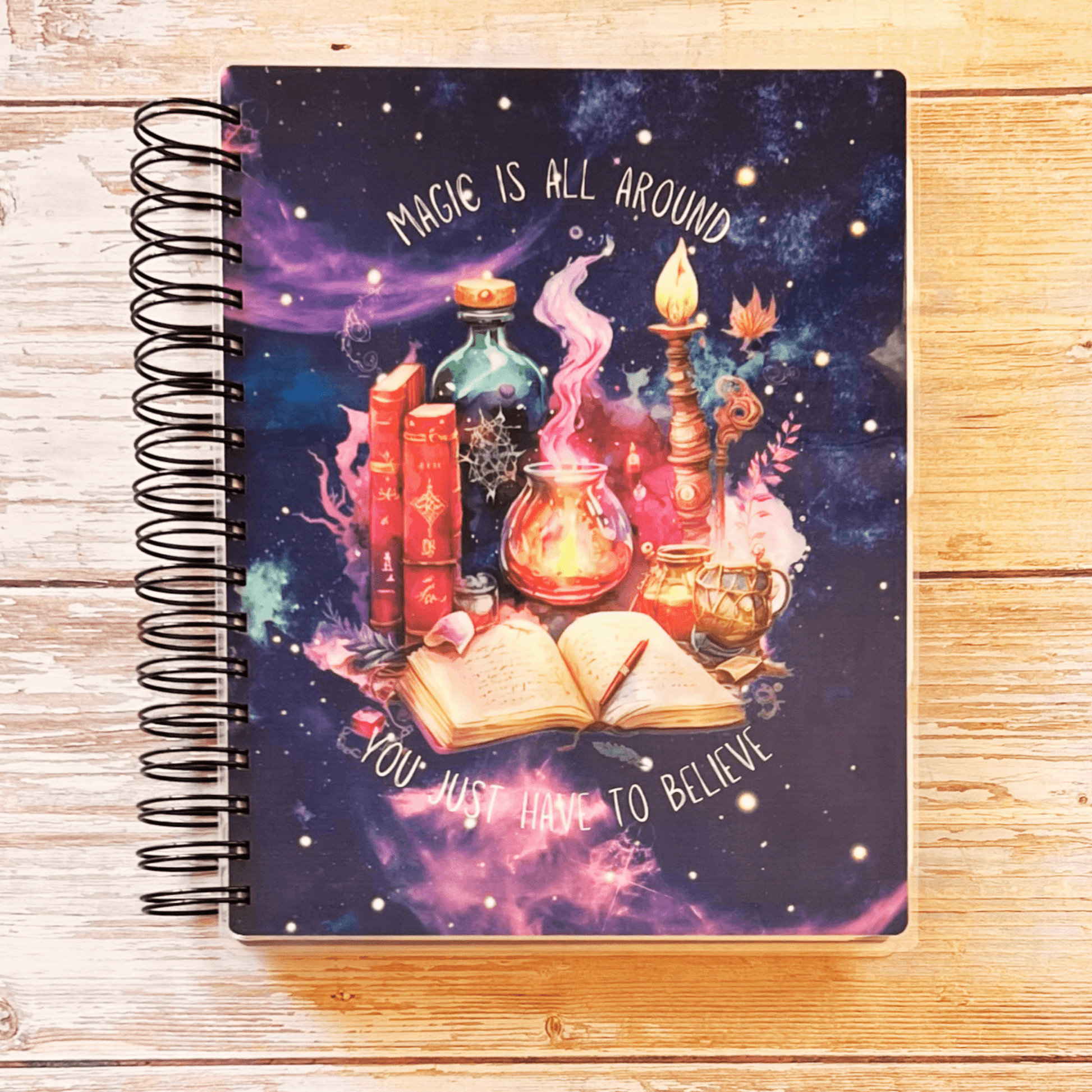 2023-2024 Personalized Monthly Planner - Mystical Spells Monthly Planners Artful Planner Co. July-2023 20 Meal Planner Pages added to back +$3.00 