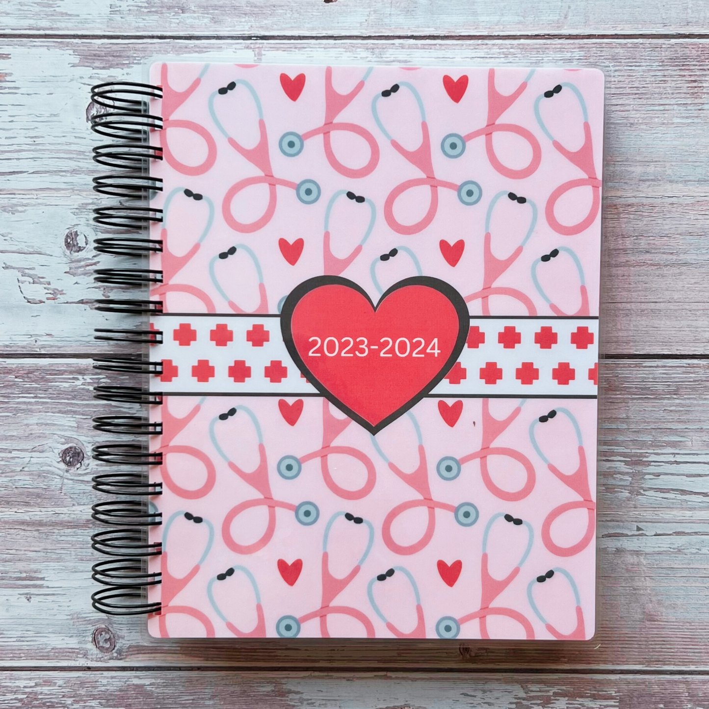 2023-2024 Personalized Monthly Planner - Nurse Life Monthly Planners Artful Planner Co. July-2023 20 Meal Planner Pages added to back +$3.00 