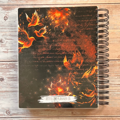 Personalized 6 Month Daily Planner 2023-2024 | Phoenix Spells Daily Planners Artful Planner Co. 