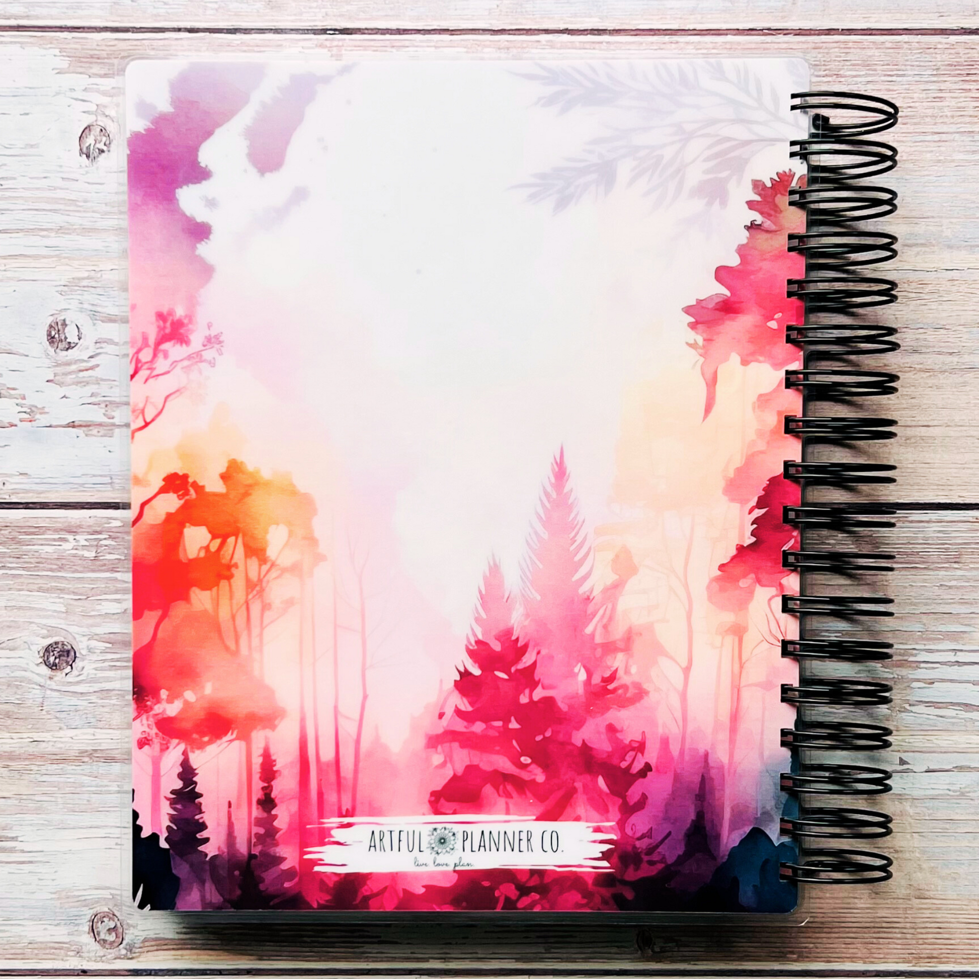 2023-2024 Personalized Monthly Planner - Forest Wonderland Monthly Planners Artful Planner Co. 