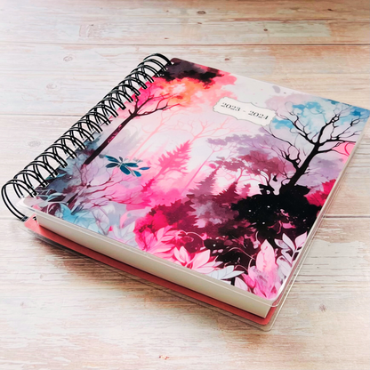 Personalized Weekly Planner 2023-2024 | Forest Wonderland Weekly Planners Artful Planner Co. 