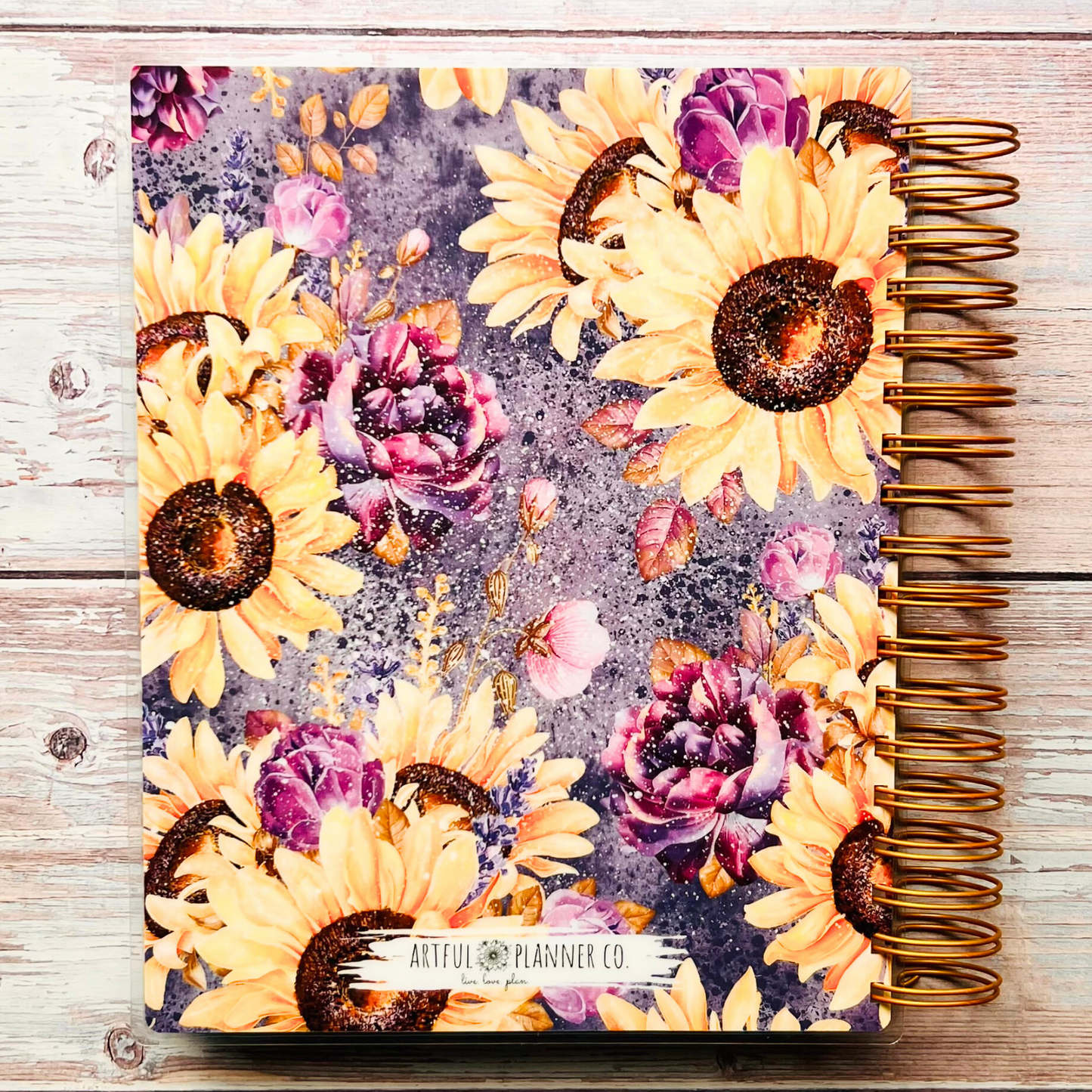 Personalized Weekly Planner | Fields of Sunflowers