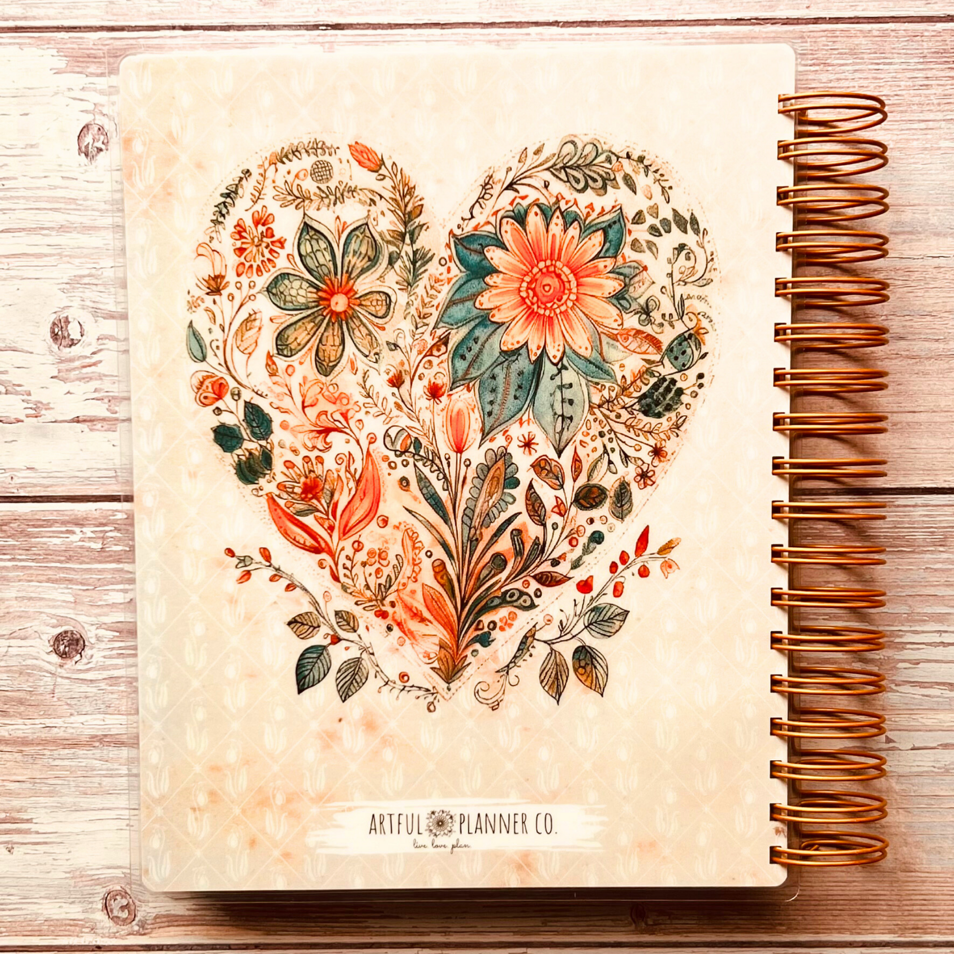 2023-2024 Personalized Monthly Planner - Boho Sailboat Monthly Planners Artful Planner Co. 