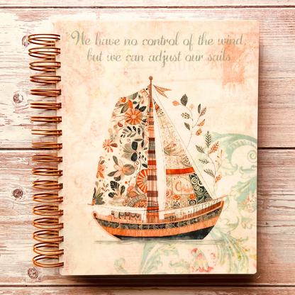 Personalized Weekly Planner 2023-2024 | Boho Sailboat Weekly Planners Artful Planner Co. 