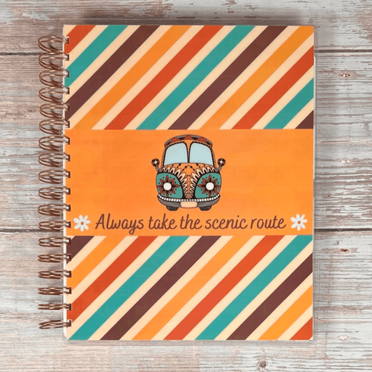 Personalized Weekly Planner 2023-2024 | Scenic Route Weekly Planners Artful Planner Co. July-2023 Unlined Vertical 