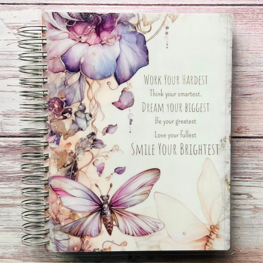 Personalized Monthly Planner - Work Your Hardest