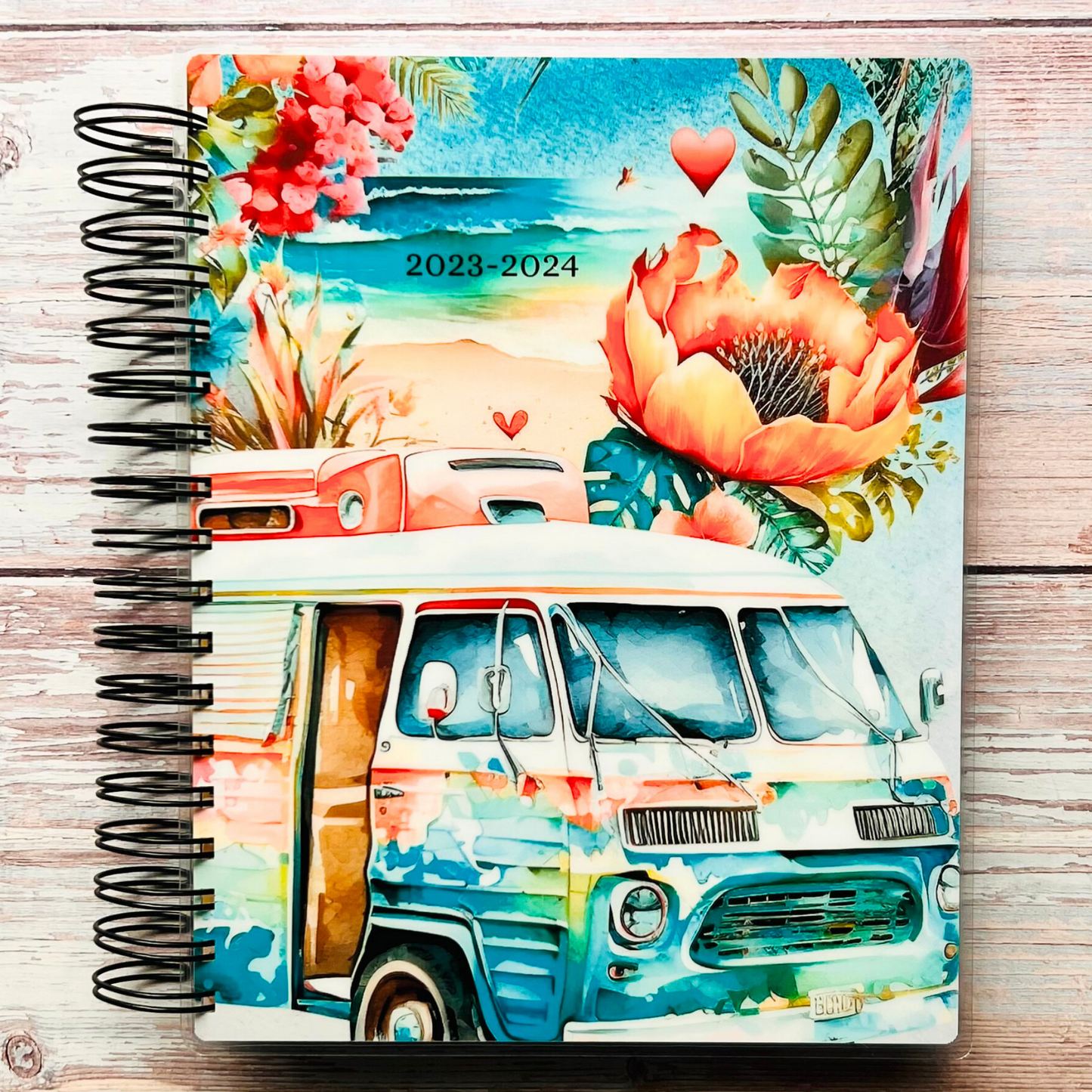 Personalized Monthly Planner - Tropical Paradise