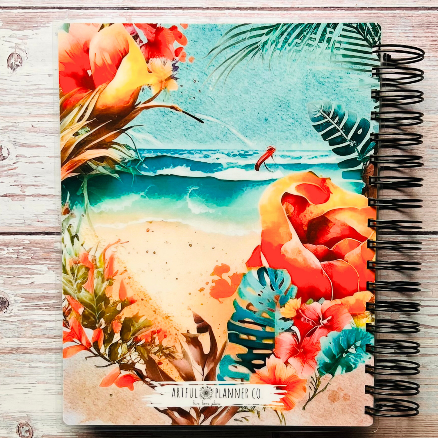 Personalized Monthly Planner - Tropical Paradise