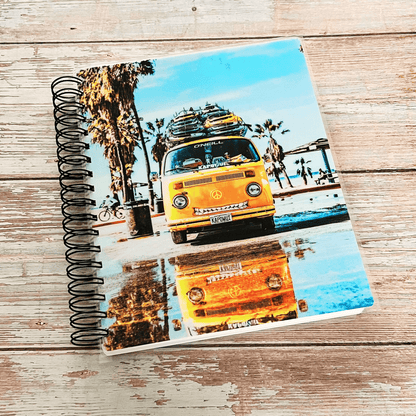 2023-2024 Personalized Monthly Planner - Vintage VW Monthly Planners Artful Planner Co. July-2023 20 Meal Planner Pages added to back +$3.00 