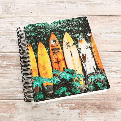 2023-2024 Personalized Monthly Planner - Vintage Surf Monthly Planners Artful Planner Co. July-2023 20 Meal Planner Pages added to back +$3.00 