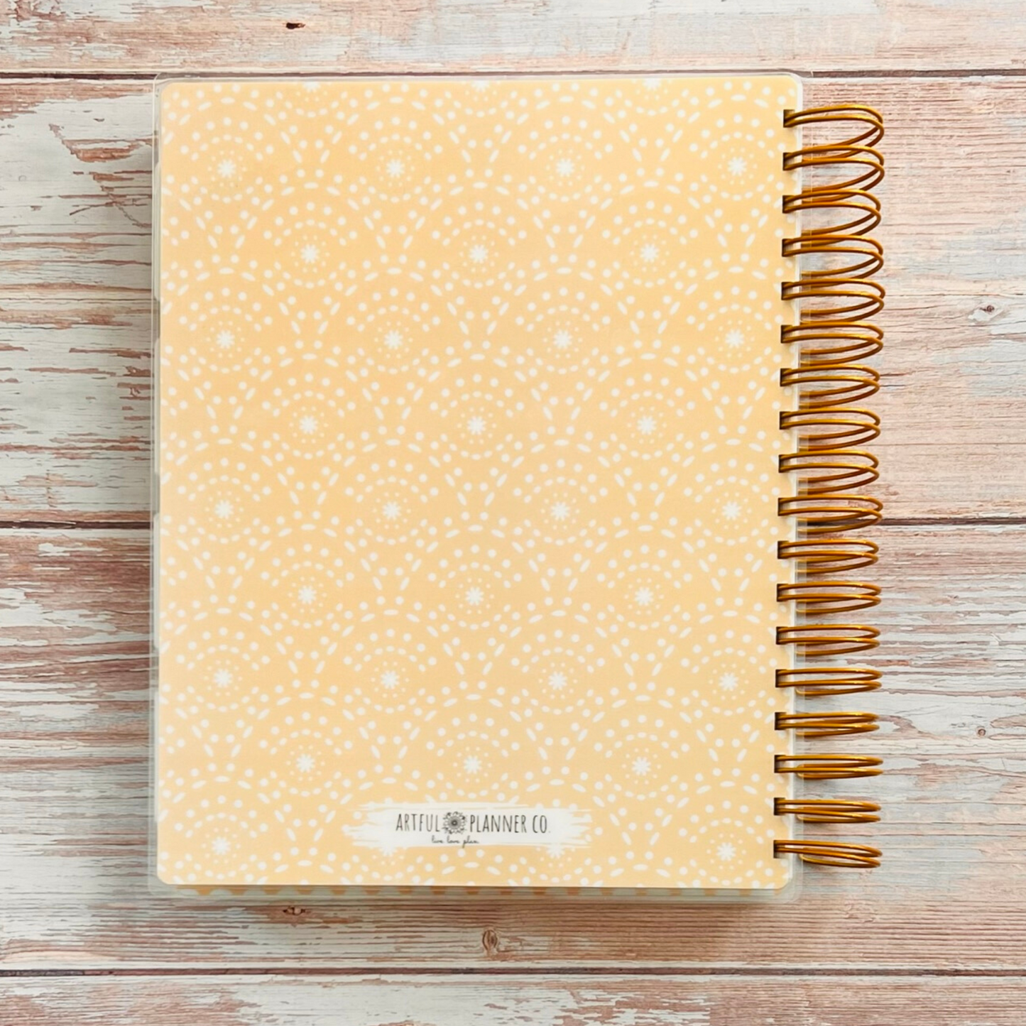 Personalized 6 Month Daily Planner 2023-2024 | Boho Chic Daily Planners Artful Planner Co. 