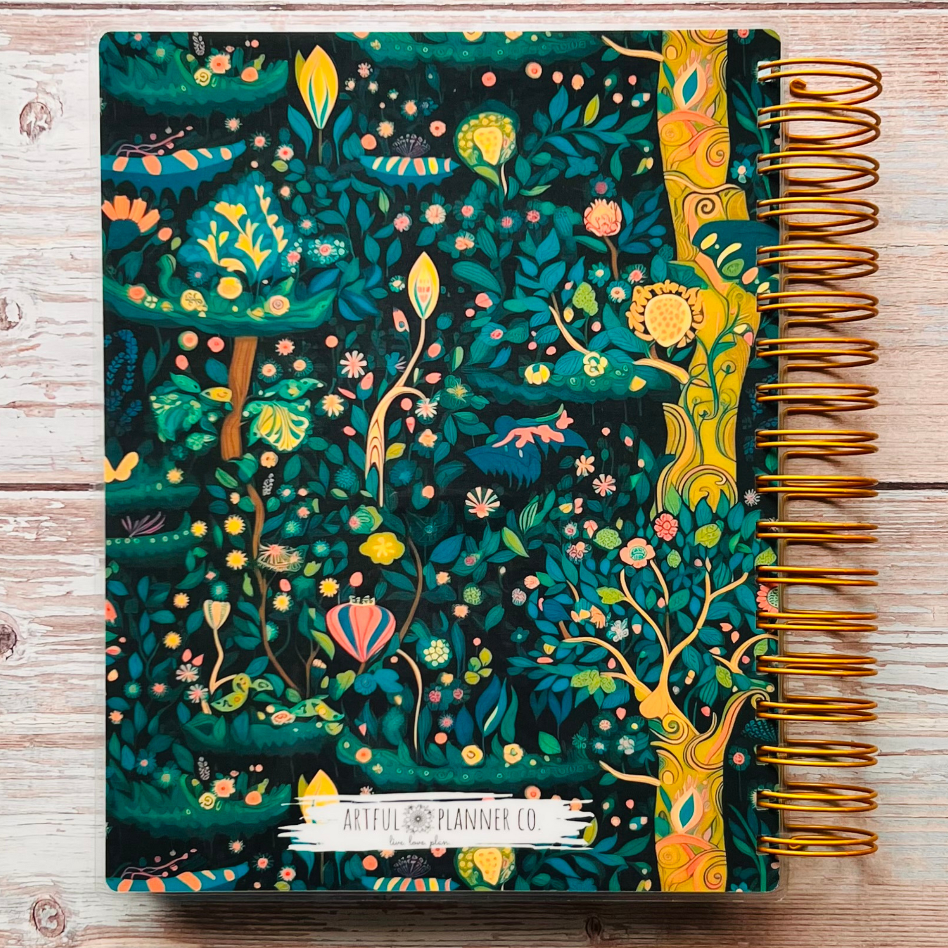 2023-2024 Personalized Monthly Planner - Magical Forest Monthly Planners Artful Planner Co. 